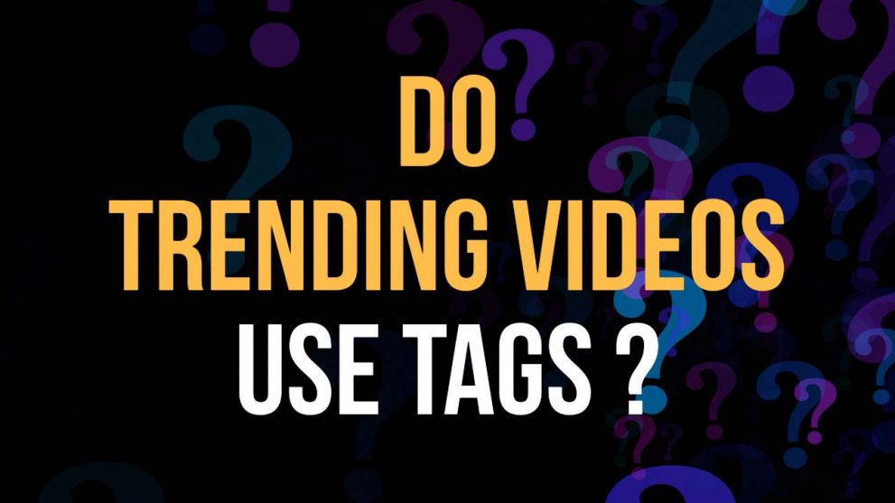 do trending youtube videos use tags