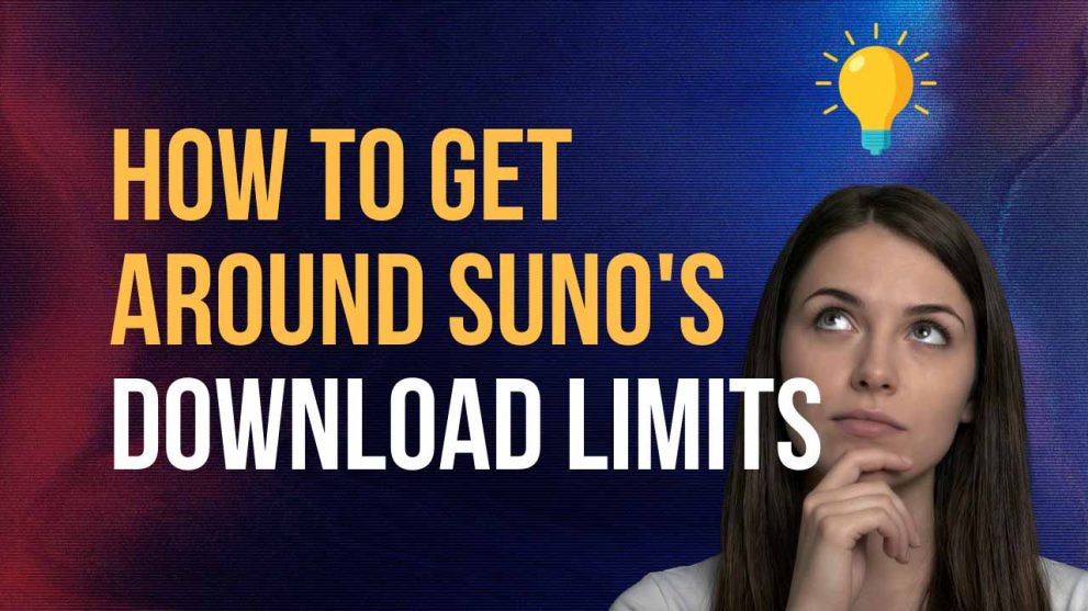 how to get around suno's new download limits