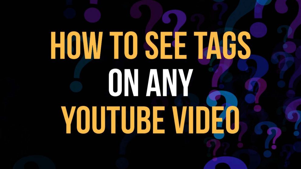 how to see tags on other youtube videos when Ask Studio won't show them
