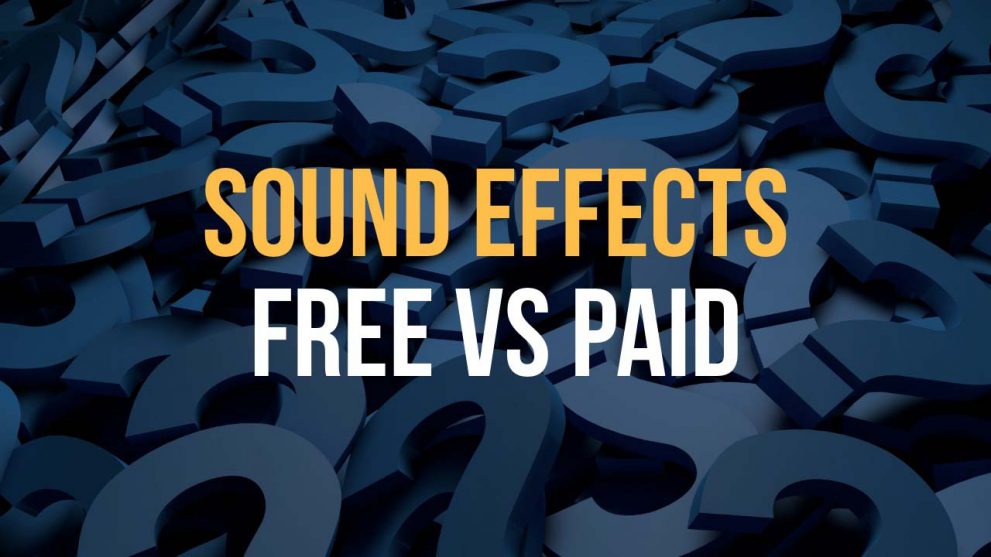 sound effects free vs paid